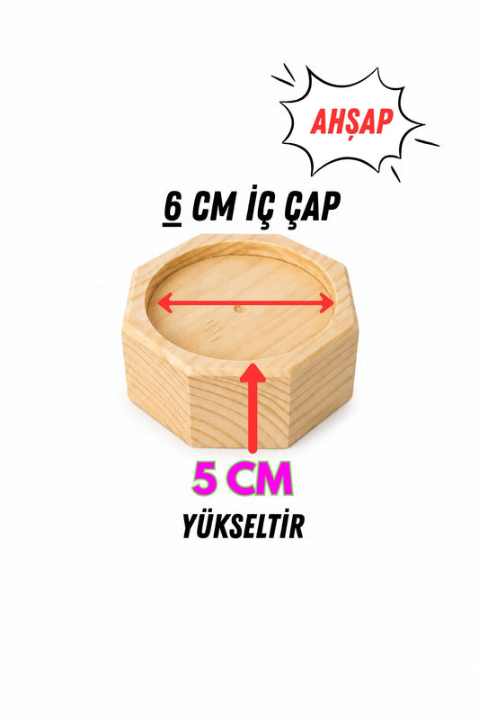 Koltuk, Baza Yükseltici 5 cm x 6 cm (1 Adet)
