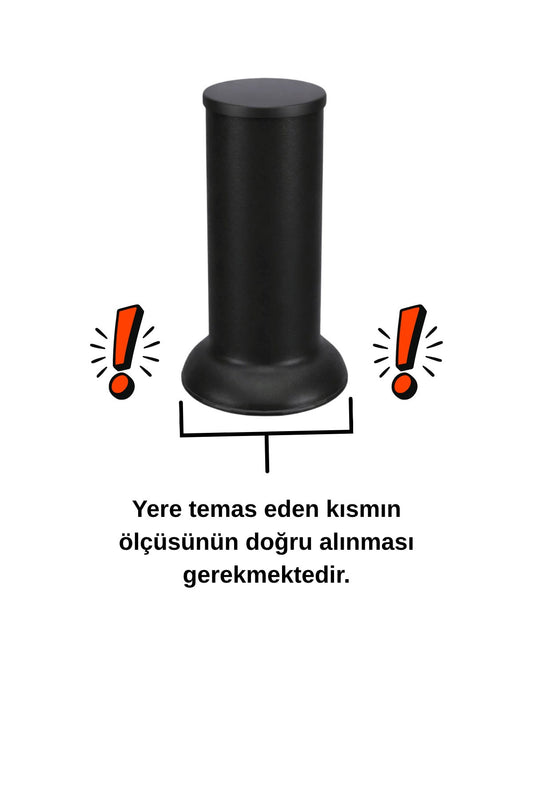 Robot Süpürge İçin Ahşap Baza Yükseltici, (6cm Yükseltir, Çap.6) | Oyuklu Takoz (1 Adet)