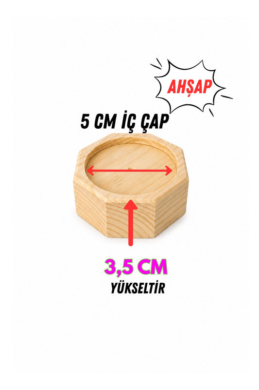 Koltuk, Baza Yükseltici 3,5 cm x 5 cm (1 Adet)