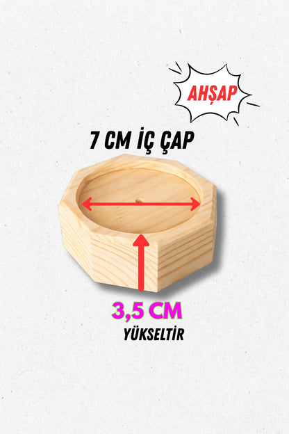 Koltuk, Baza Yükseltici 3,5 cm x 7 cm (1 Adet)