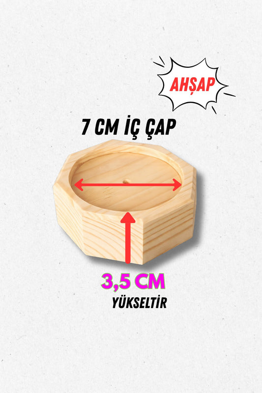 Koltuk, Baza Yükseltici 3,5 cm x 7 cm (1 Adet)