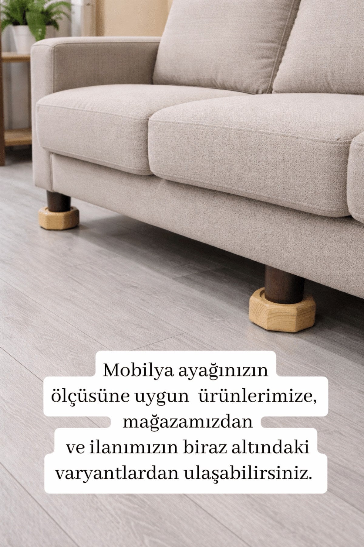Robot Süpürge İçin Ahşap Baza Yükseltici (5,5 cm Yükseltir, Çap.7) | Oyuklu Takoz (1 Adet)