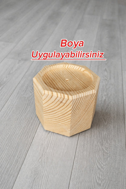 Robot Süpürge İçin Ahşap Baza Yükseltici (5,5 cm Yükseltir, Çap.7) | Oyuklu Takoz (1 Adet)