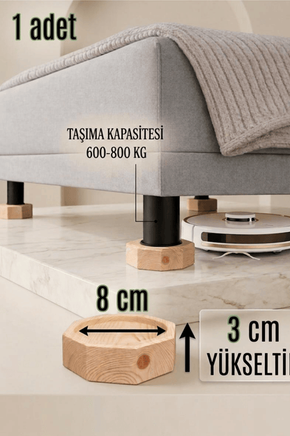 Koltuk, Baza Yükseltici 3 x 8 (1 Adet)