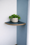 Tekli Duvar Raf Seti (25 cm) – Salon ve Oturma Odaları İçin Şık Köşe Rafı
