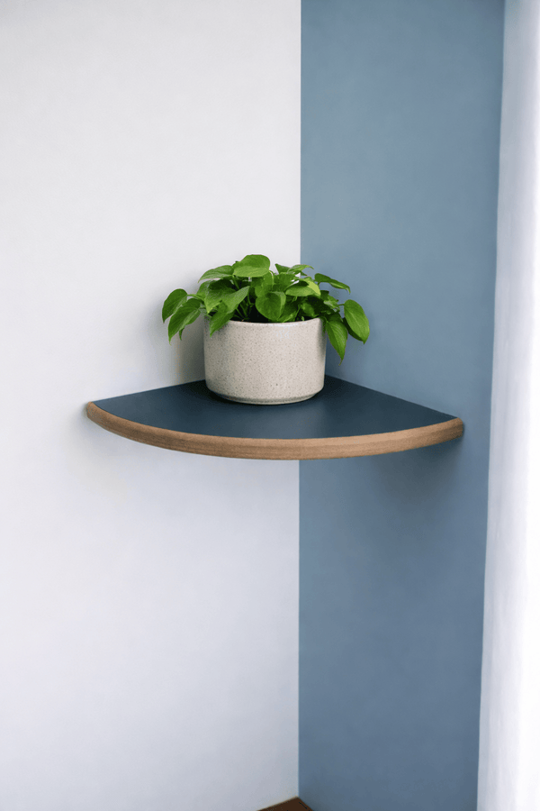 Tekli Duvar Raf Seti (25 cm) – Salon ve Oturma Odaları İçin Şık Köşe Rafı