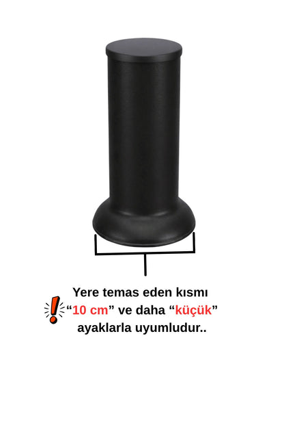 Robot Süpürge İçin Ahşap Baza Yükseltici, (5cm Yükseltir, Çap.10) | Oyuklu Takoz (1 Adet)