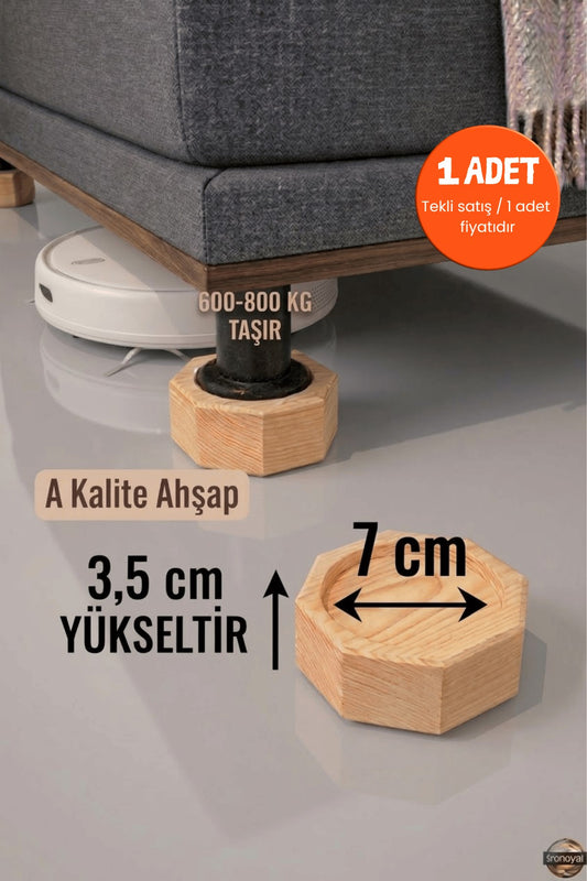 Koltuk, Baza Yükseltici 3,5 cm x 7 cm (1 Adet)