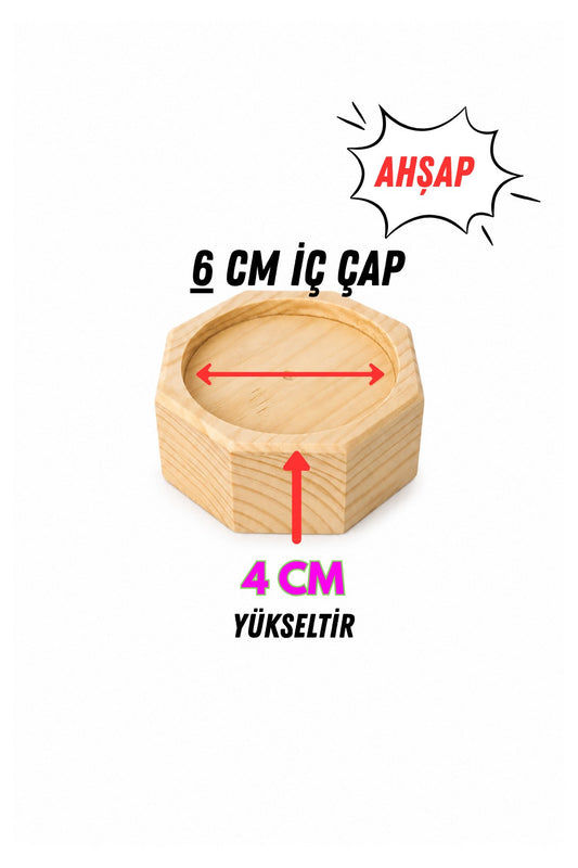 Koltuk, Baza Yükseltici 4 cm x 6 cm (1 Adet)