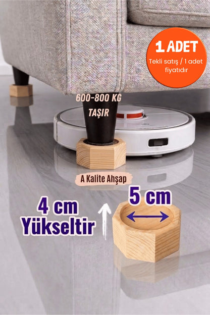 Koltuk, Baza Yükseltici 4 cm x 5 cm (1 Adet)