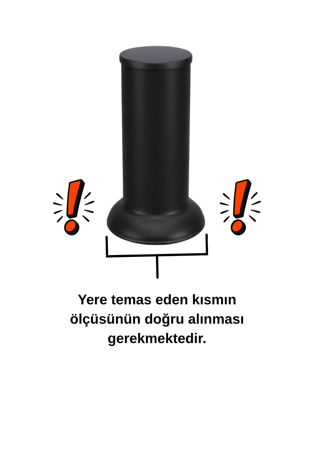 Robot Süpürge İçin Ahşap Baza Yükseltici, (6cm Yükseltir, Çap.6) | Oyuklu Takoz (1 Adet)