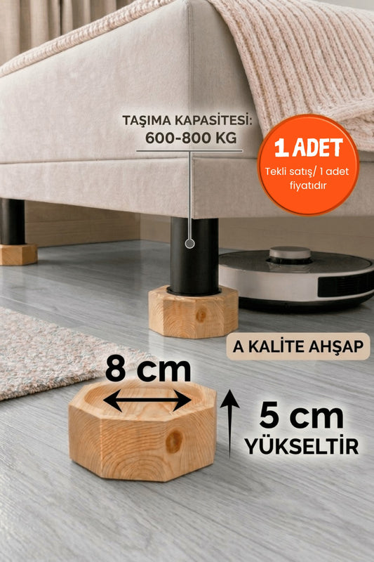Koltuk, Baza Yükseltici 5 cm x 8 cm (1 Adet)